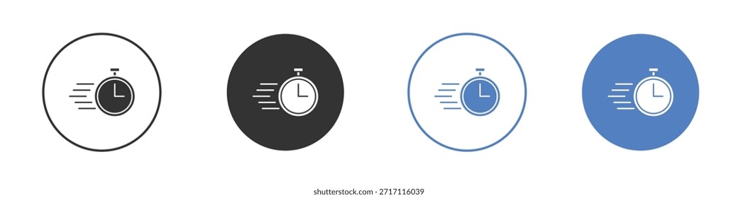 Conjunto de pictogramas de iconos Express. Diseños de iconos de Vector