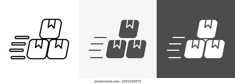 Express icon set vector art