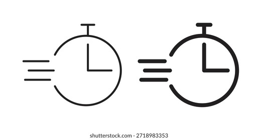 Iconos expresos con estilo de trazo plano y delgado simple