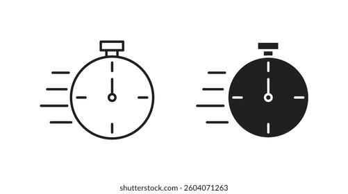 Express icons. thin line vector icons