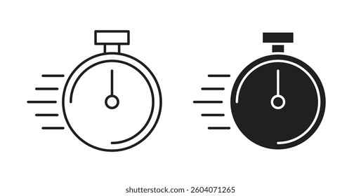 Express icons. thin line vector icons