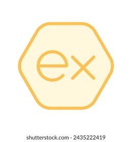 Express js icon, javascript, framework, backend, server-side duotone line icon, editable vector icon, pixel perfect, illustrator ai file