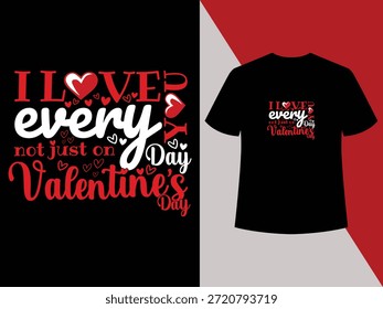 Express lasting love with this bold romantic typography design for t-shirts, gifts and Valentine prints.