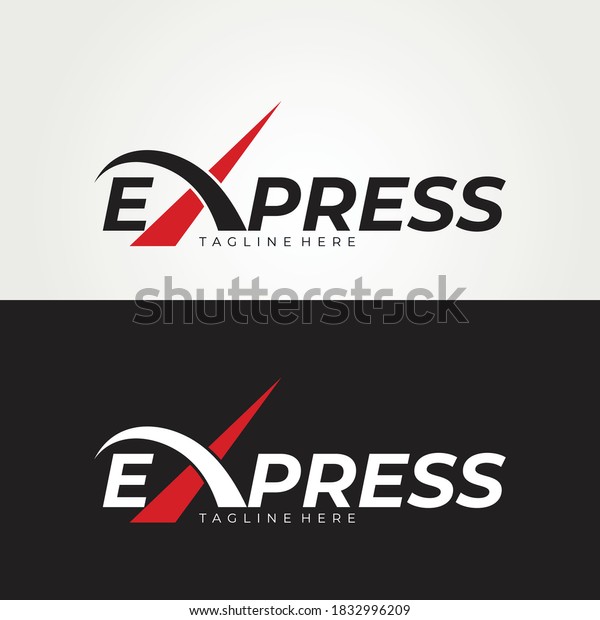 express letter logo icon\
vector isolated