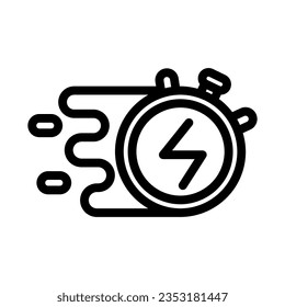 express line icon illustration vector graphic. Simple element illustration vector graphic, suitable for app, websites, and presentations isolated on white background