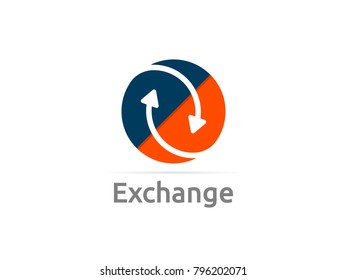 express logistic delivery or courier transport service logo icon. digital finance providence, money transfer and internet thinks concept design. vector illustration.