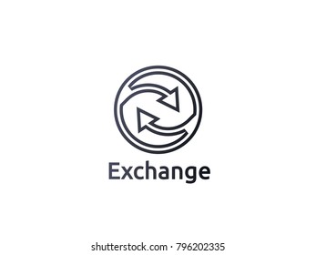 express logistic delivery or courier transport service logo icon. digital finance providence, money transfer and internet thinks concept design. vector illustration.