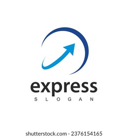 Express logo designs vector, Transport logistic delivery and shipping service.