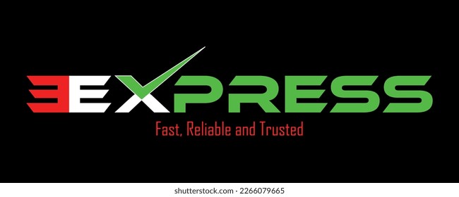 Logotipo Express, vector de diseños de logotipo Fast Forward Express, plantilla de logotipo Modern Express