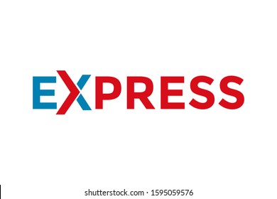 Express Logo Icon, Express Logo Design Template Vector Illustration