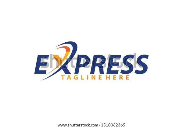 Express logo icon vector\
isolated