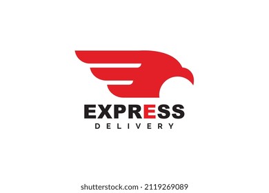 Ilustración de diseño de plantilla de logotipo Express Ilustración de icono vectorial