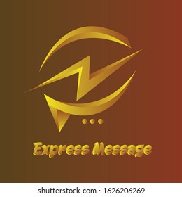 express message company logo. for industry