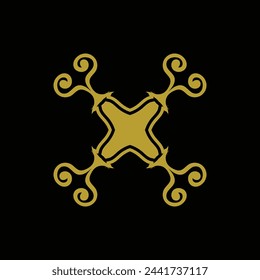 express ornament vector icon design illustration template