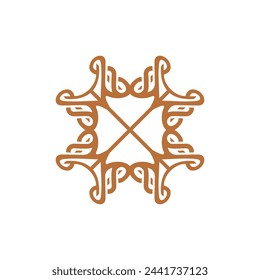 express ornament vector icon design illustration template