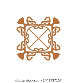 plantilla de ilustración de diseño de icono de vector de adorno expreso