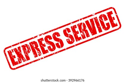 Express Service Red Stamp Text On Stock Vector (Royalty Free) 392966176 ...