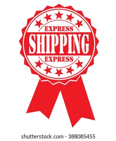 Express shipping icon, vector illustration