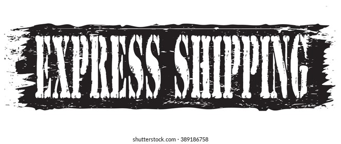 express shipping icon, vector illustration