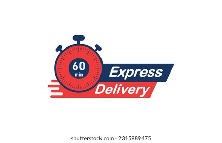Pasos vectoriales de la ilustración de stock Express 