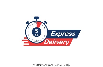 Pasos vectoriales de la ilustración de stock Express 