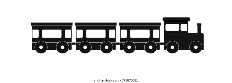 Express train icon. Simple illustration of express train vector icon for web.