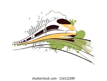 express train illustration