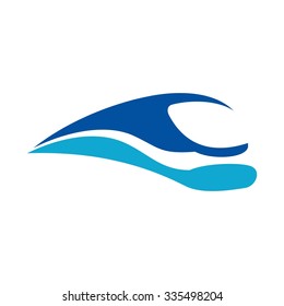 express train. logo vector.