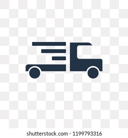 Express vector icon isolated on transparent background, Express transparency concept can be used web and mobile