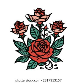 Express your brand's grace and charm with a hand drawn rose logo design, symbolizing love, passion, and natural beauty