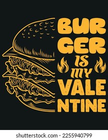 Express your love for burgers this Valentine's Day with the 'Burger is My Valentine' environment. The bold and eye-catching design features the words "Burger is My Valentine" and is sure to turn heads