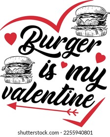 Express your love for burgers this Valentine's Day with the 'Burger is My Valentine' environment. The bold and eye-catching design features the words "Burger is My Valentine" and is sure to turn heads