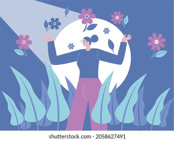 Express yourself concept illustration vector