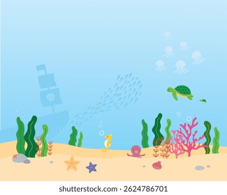 Expressing the underwater side of the sea