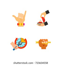 Expressing yourself icon set