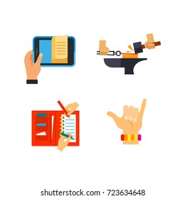 Expressing yourself icon set