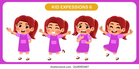 expression children bundle. suitable to be used as a design element on the theme of children