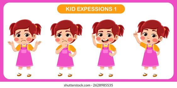 expression children bundle. suitable to be used as a design element on the theme of children