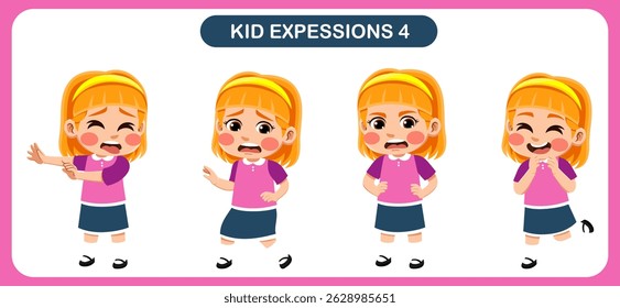 expression children bundle. suitable to be used as a design element on the theme of children
