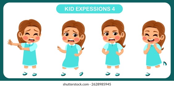 expression children bundle. suitable to be used as a design element on the theme of children