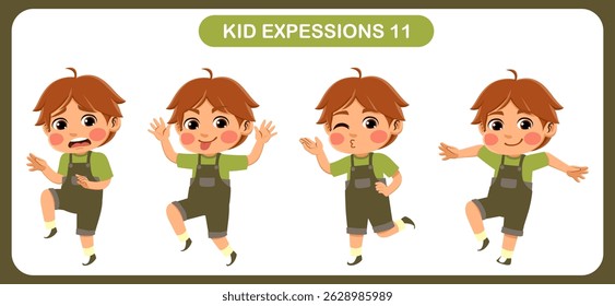 expression children bundle. suitable to be used as a design element on the theme of children