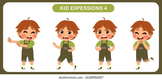 expressão child bundle. adequado para ser usado como um elemento de design no tema de crianças