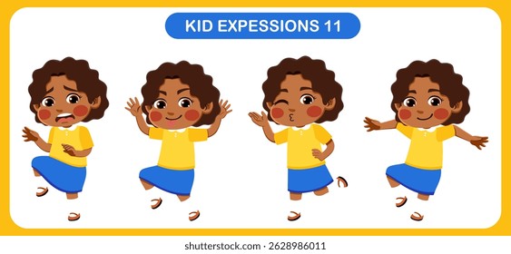 expressão child bundle. adequado para ser usado como um elemento de design no tema de crianças
