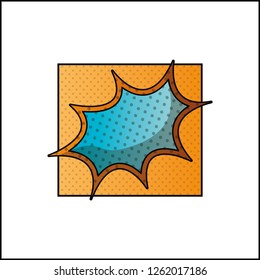 expression cloud pop art style