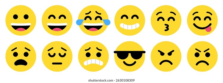 expressão emoticon vetor. símbolo, ilustração, sinal