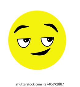 expression emotion face smirky face clipart cartoon playful