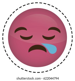 Expression face emoji icon