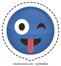 Expression face emoji icon