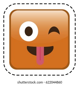 Expression face emoji icon