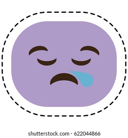 Expression face emoji icon